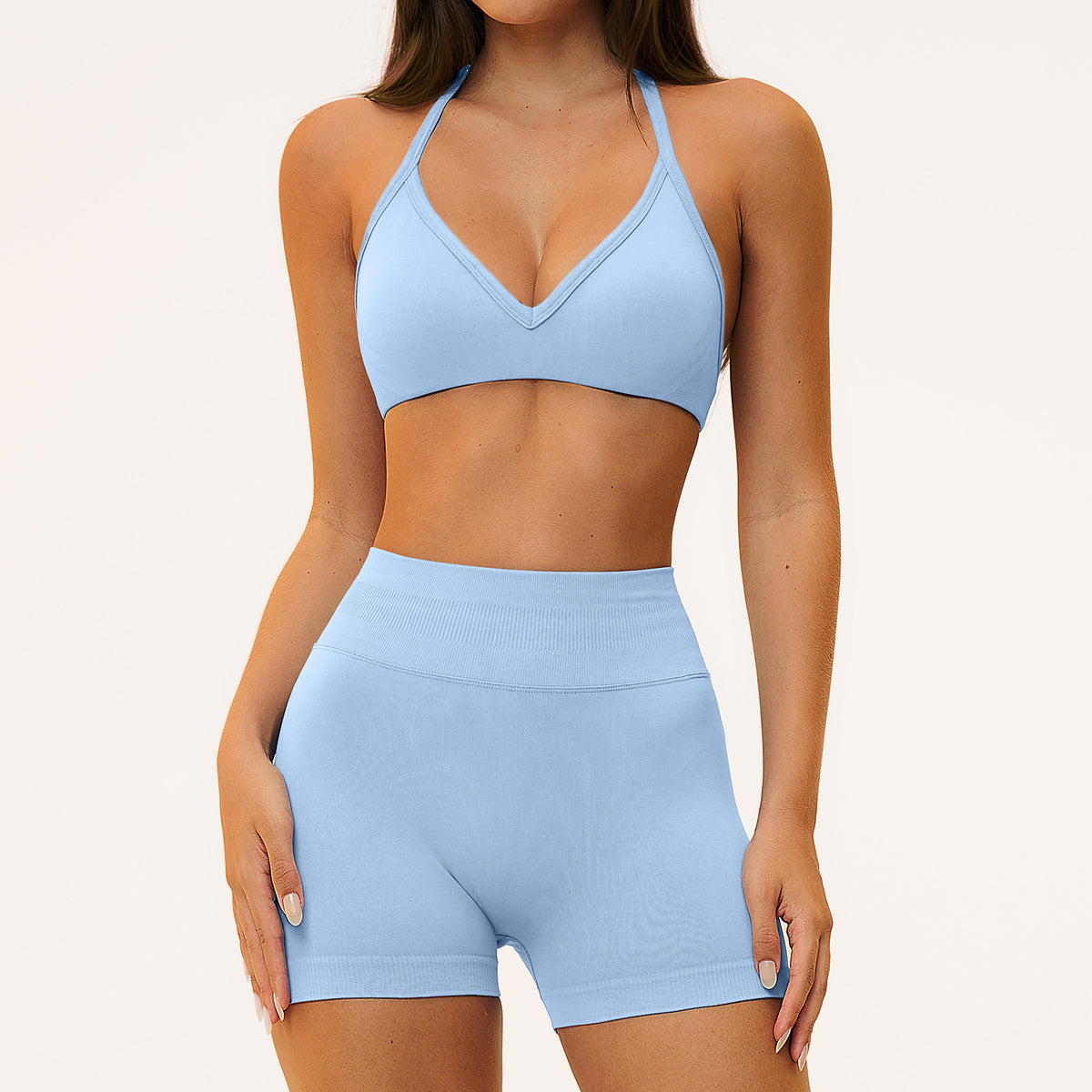 Women's Seamless Two-Piece Yoga & Workout Set — QIUOLA | qiuola.com
