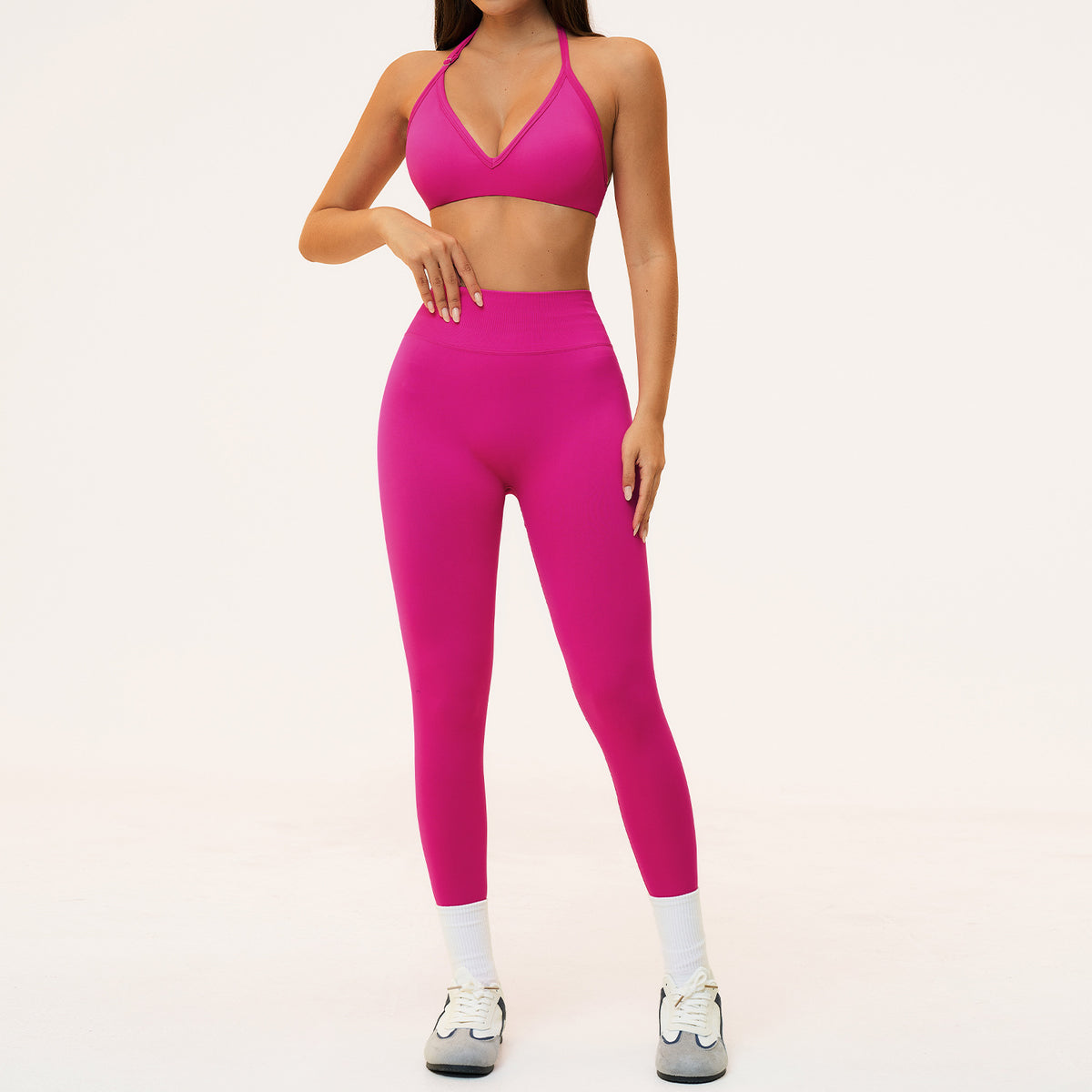 Women's Seamless Two-Piece Yoga & Workout Set — QIUOLA | qiuola.com